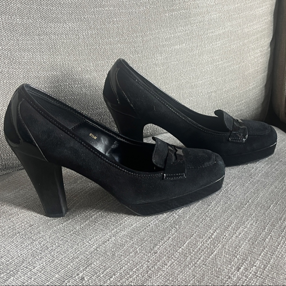 Elegant Black Women's Platform Heels